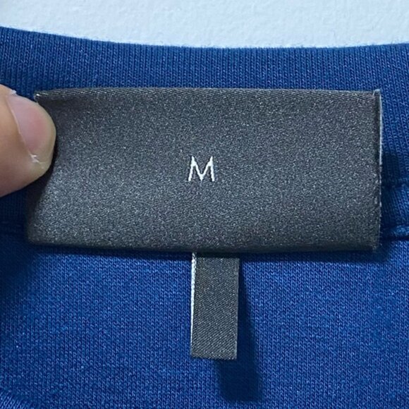 Emporio Armani Blue Logo Jumper Size M — Men’s Lightweight Knit - Picture 11 of 11